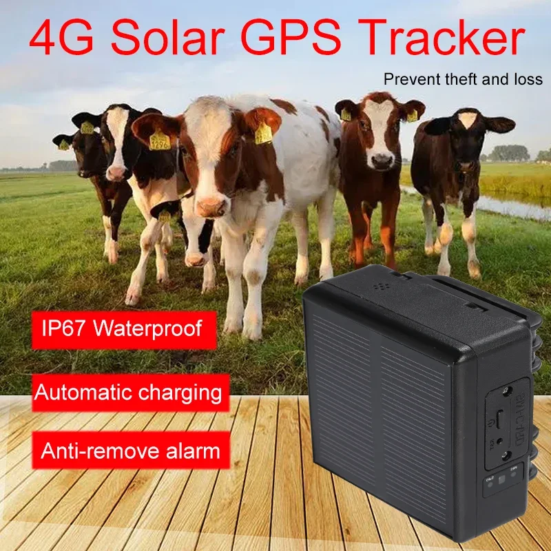 Animal Gps Tracker 4G Solar - RF-V26 2G Solar GPS Tracker Anti-lost