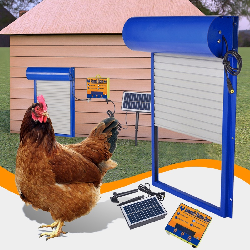 Automatic Chicken Door Opener Solar - Automatic Solar Chicken Coop Door with