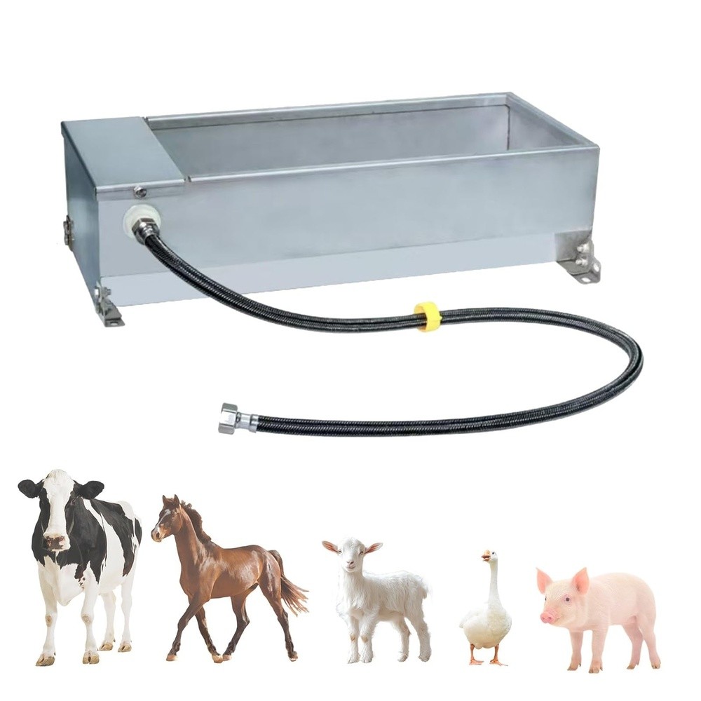 Livestock Water Trough Float Valve - Automatic Livestock Trough Stainless Steel Drinking