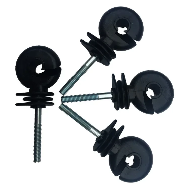 Electric Fence Insulator Post - 50pcs Electric Fence Insulators Screw In