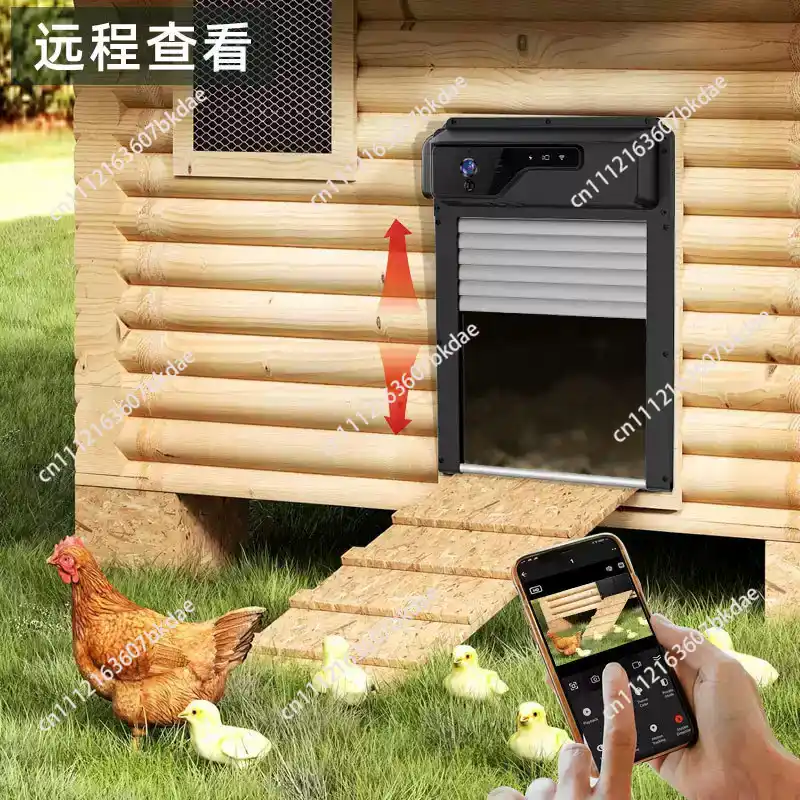 Automatic Chicken Door Opener Solar - Solar powered automatic remote control chicken