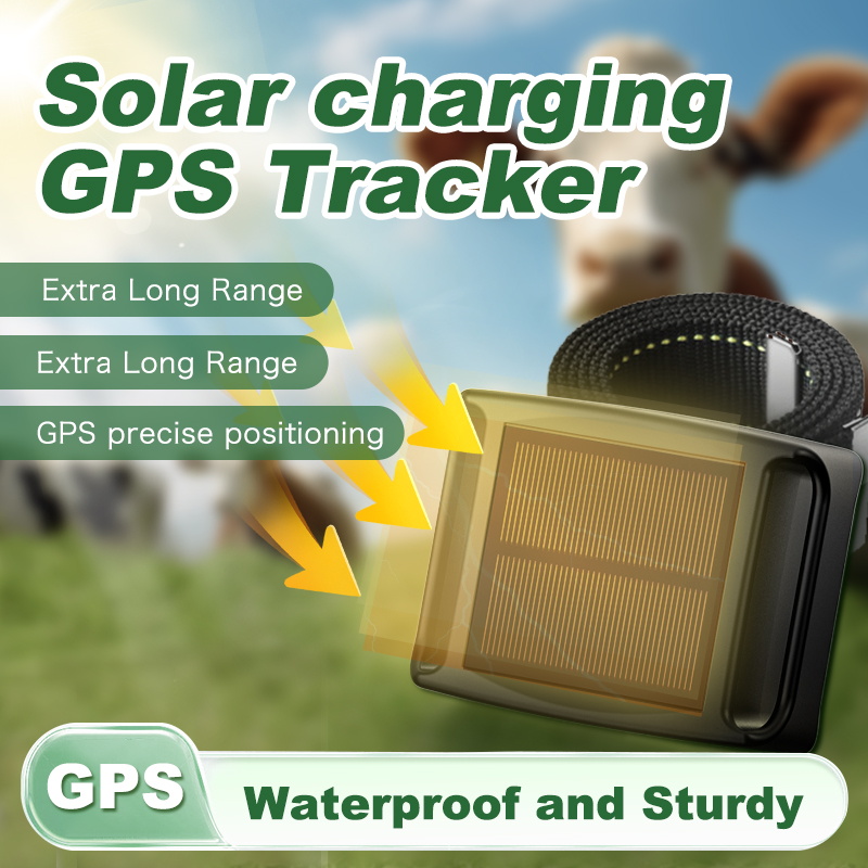 Animal Gps Tracker 4G Solar - 20000mAh Solar GPS Tracker 4G for