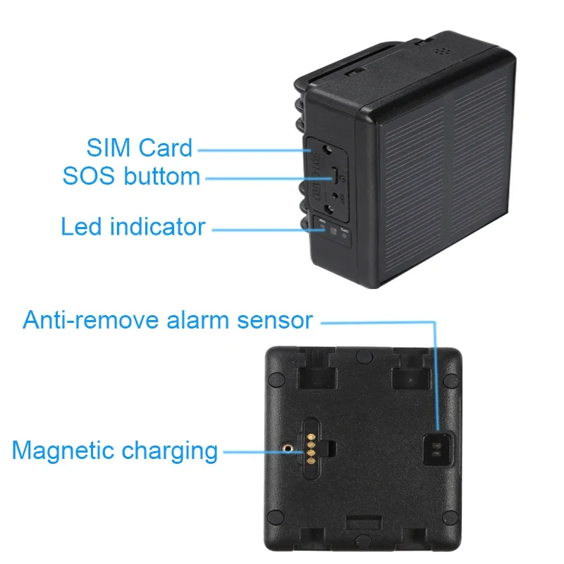 RF-V26 2G Solar GPS Tracker An - Animal Gps Tracker 4G Solar 评论和价格