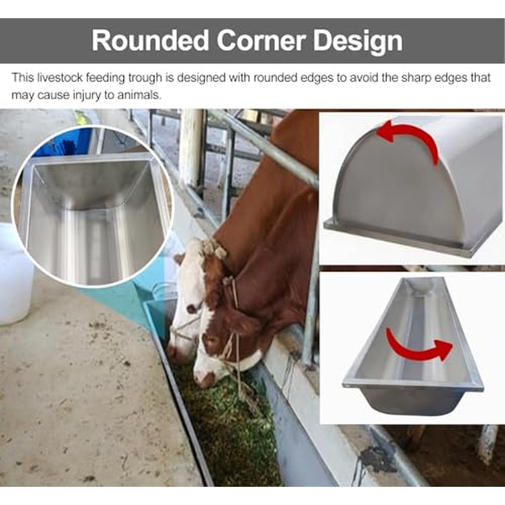 Heavy Duty Galvanized Water Tr - Livestock Water Trough Float Valve 评论和价格