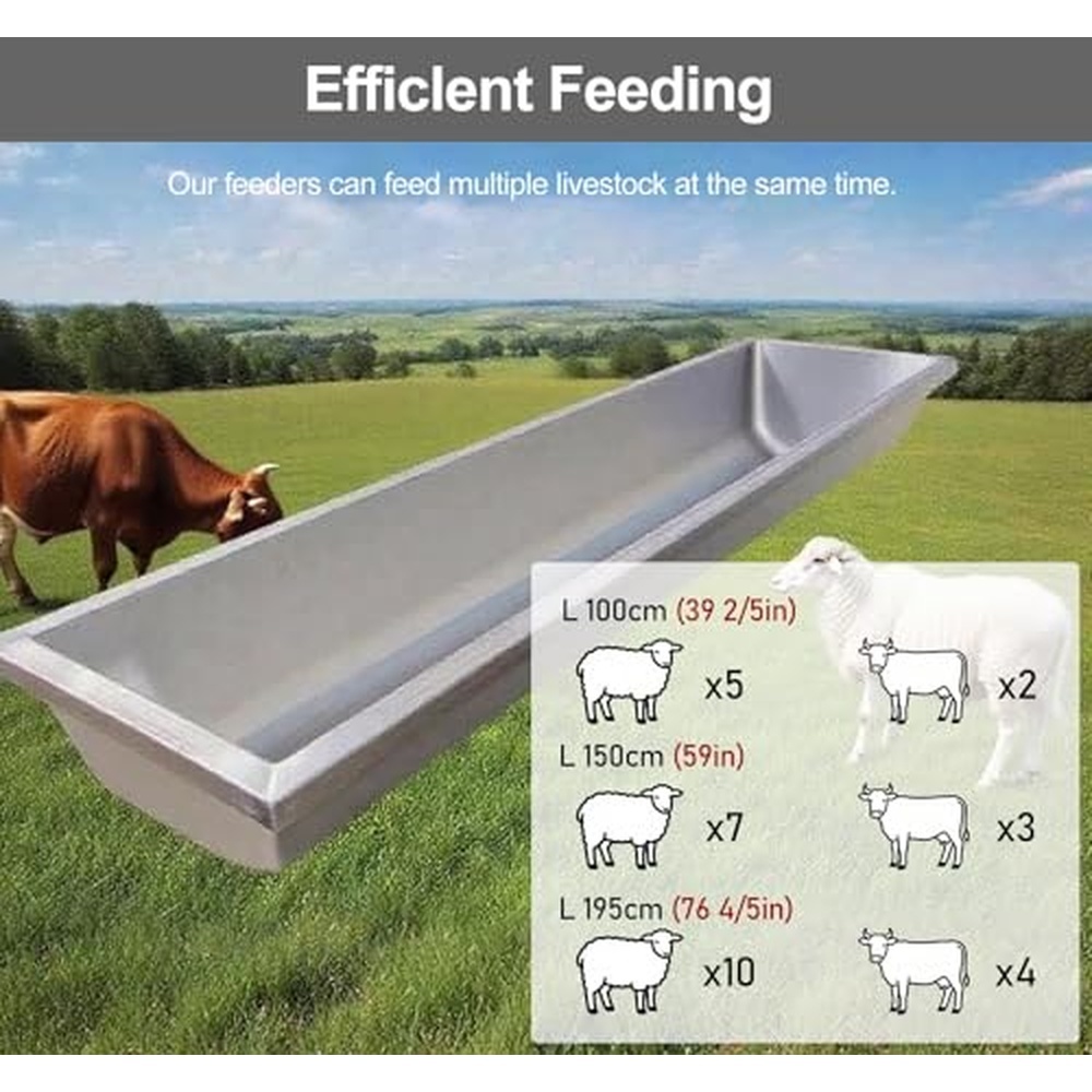 Heavy Duty Galvanized Water Tr - Livestock Water Trough Float Valve 评论和价格