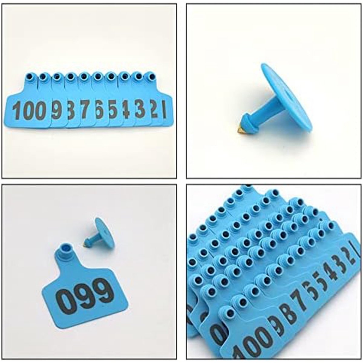 KSOL Cattle Ear Tags 001-100 N - Cattle Ear Tag Applicator 评论和价格