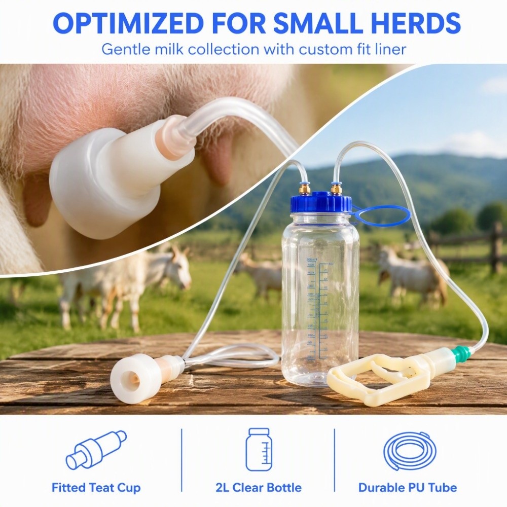 1 set Vacuum Pressure Pump Goa - Goat Milking Machine Portable 评论和价格