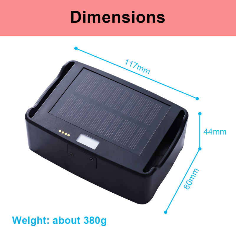 STLFSupport Electric Geofence  - Animal Gps Tracker 4G Solar 评论和价格