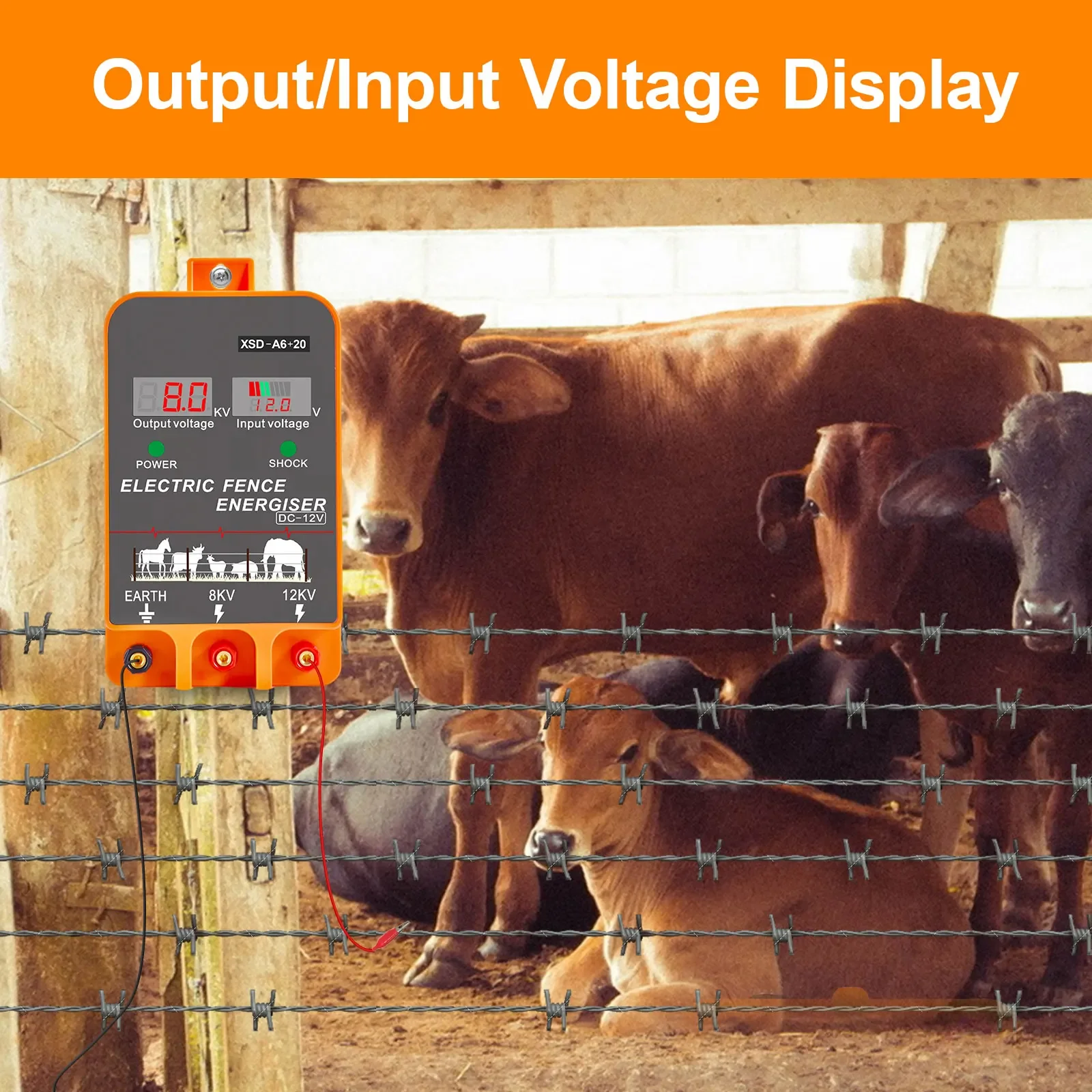 20KM Electric Fence Energizer  - Livestock Fence Energizer 12V 评论和价格