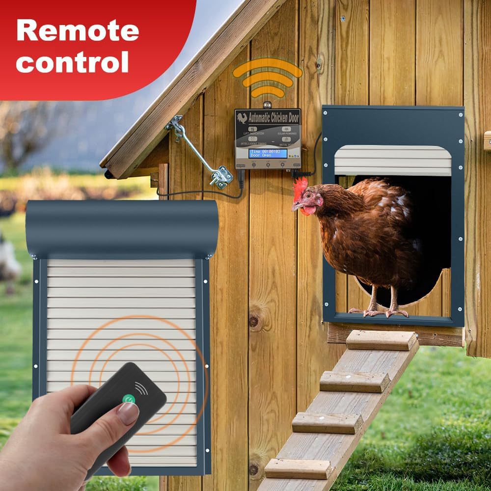 2024 Solar Powered Coop Door S - Automatic Chicken Door Opener Solar 评论和价格