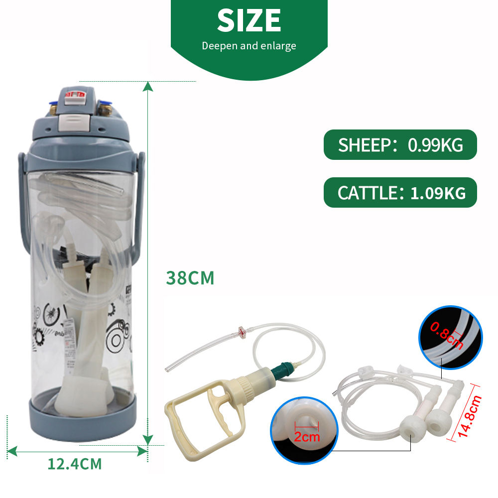 3L Sheep Goat Cow Cattle Manua - Goat Milking Machine Portable 评论和价格