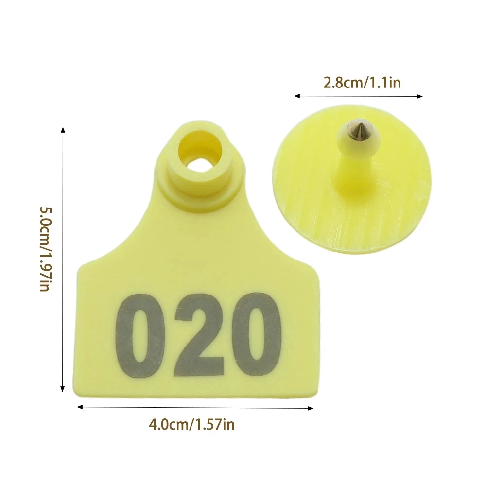 100Pcs Copper Head Laser Typin - Cattle Ear Tag Applicator 评论和价格