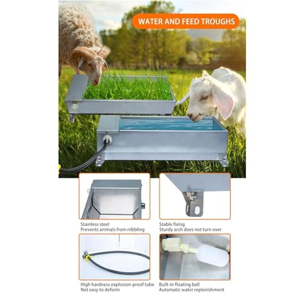 Automatic Livestock Trough Sta - Livestock Water Trough Float Valve 评论和价格