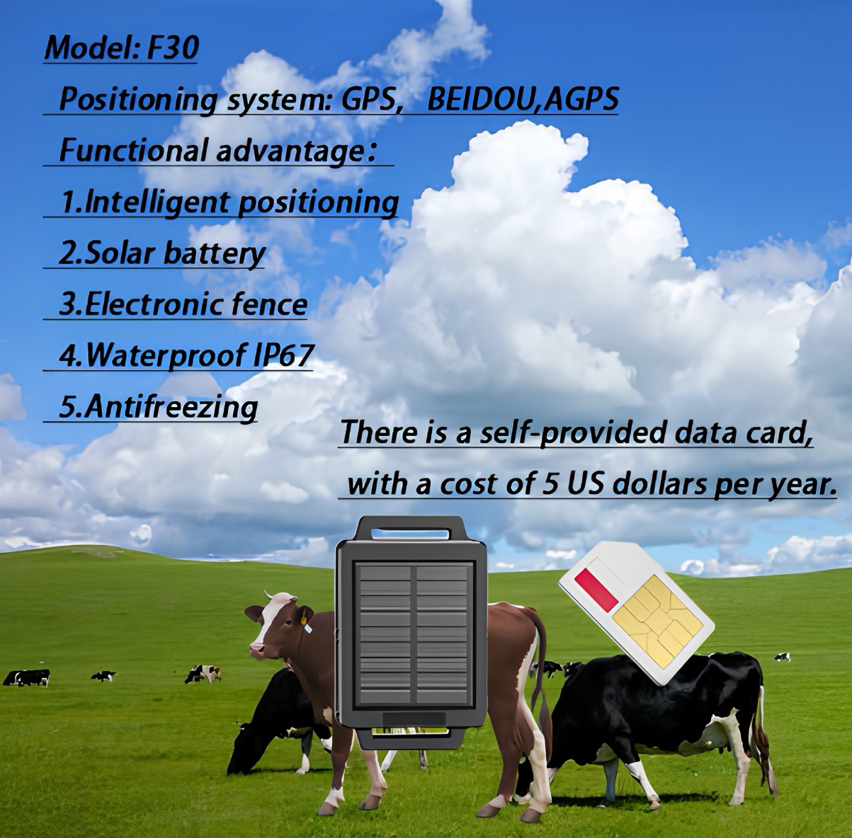 2025 Model F30 4G Beidou Satel - Animal Gps Tracker 4G Solar 评论和价格