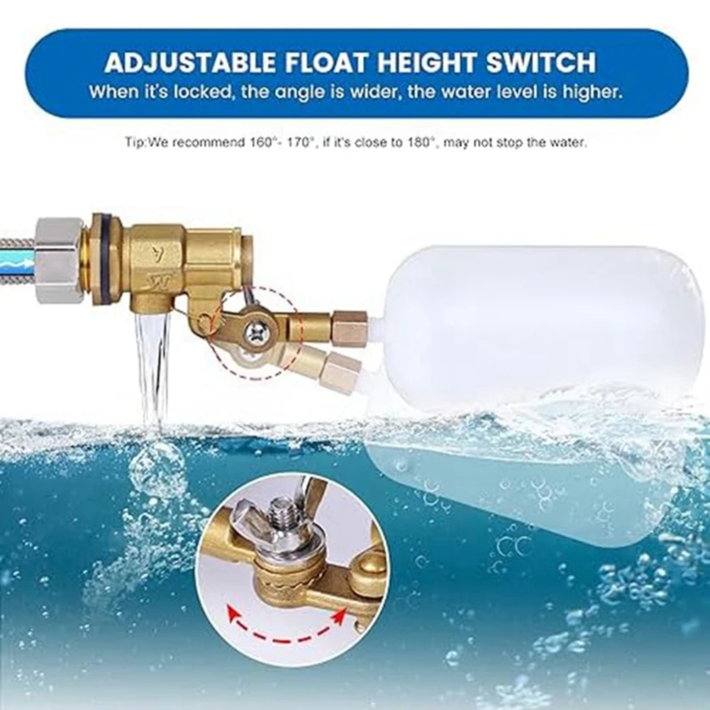 1/2'' Water Float Valve For Po - Livestock Water Trough Float Valve 评论和价格