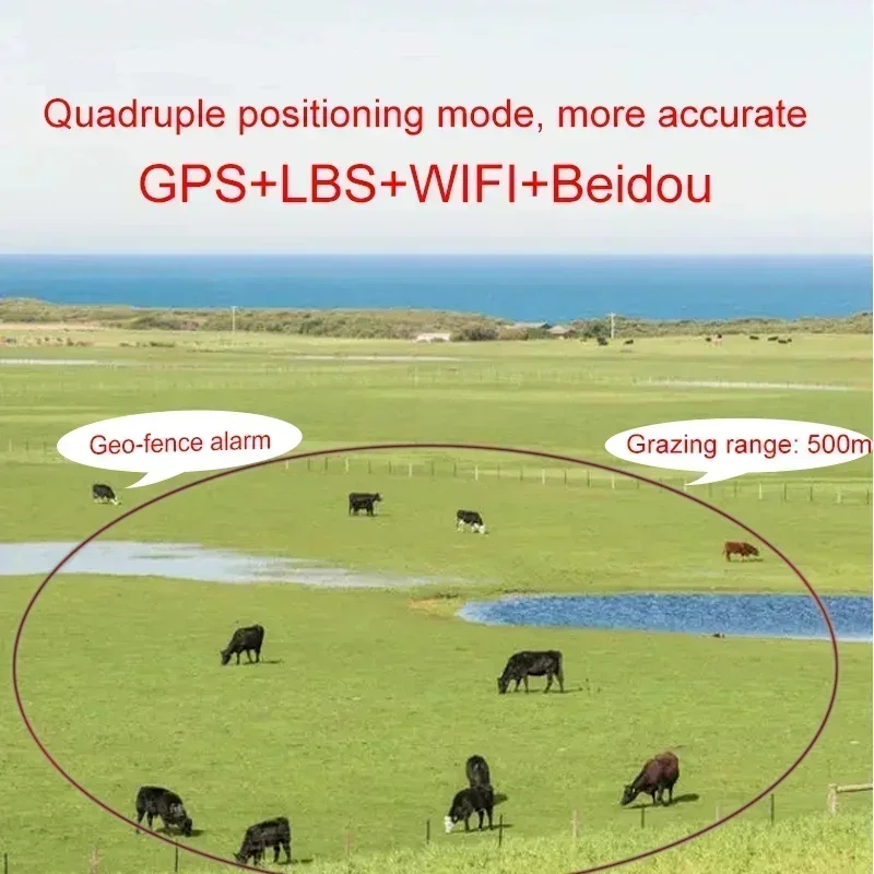Solar Powered 4G Smart Cattle  - Animal Gps Tracker 4G Solar 评论和价格