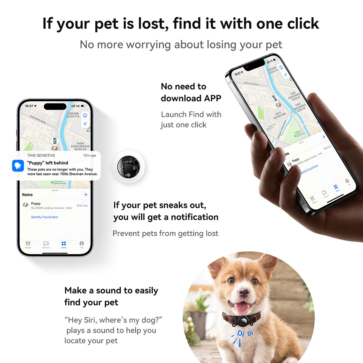 HOCO Smart Tag GPS Tracker For - Gps Tracker Cattle Collar 评论和价格