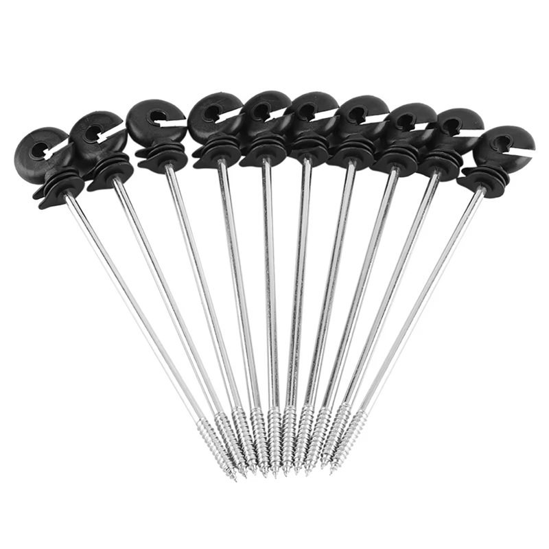 AEE4-100Pcs Electric Fence Ins - Electric Fence Insulator Post 评论和价格