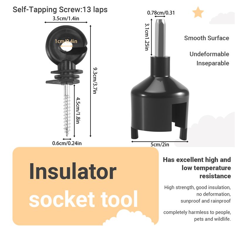 HRBAJ-Electric Fence Insulator - Electric Fence Insulator Post 评论和价格