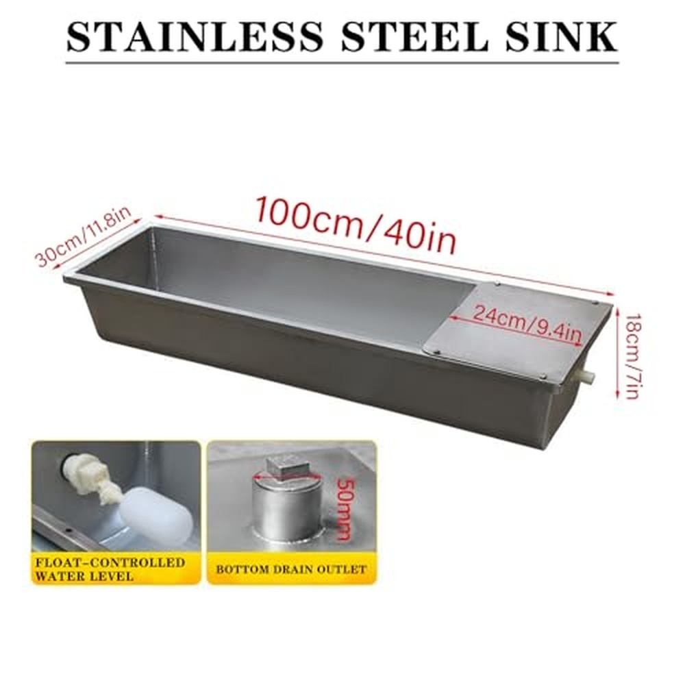 39in / 59in Livestock Water Tr - Livestock Water Trough Float Valve 评论和价格