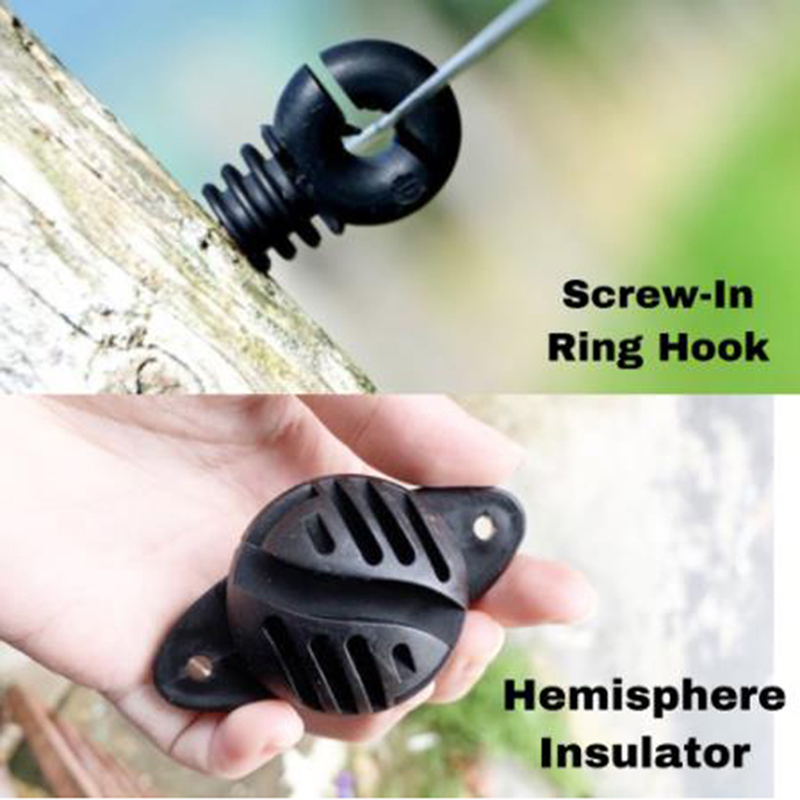 10pcs/lot Ring Hook Screw Elec - Electric Fence Insulator Post 评论和价格