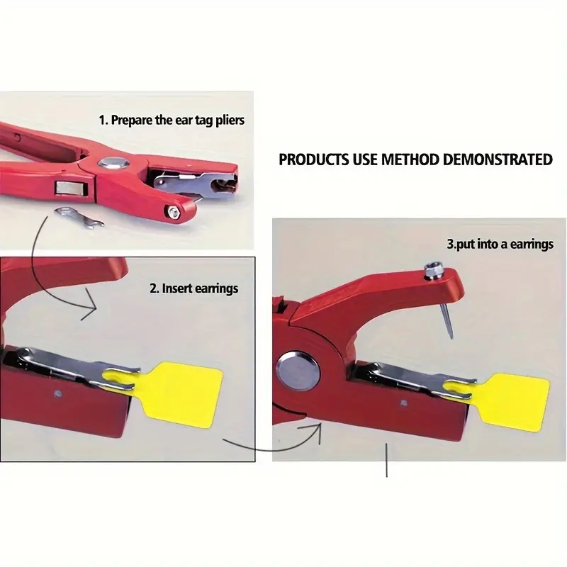 Ear Tag Pliers Livestock Anima - Cattle Ear Tag Applicator 评论和价格