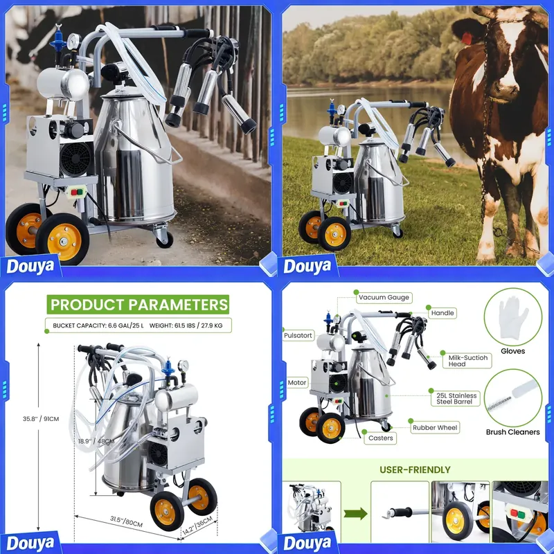 Electric Milking Machine for C - Goat Milking Machine Portable 评论和价格