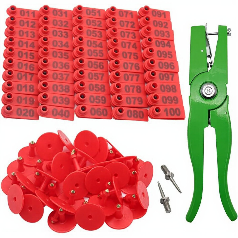 Animal Ear Tagging Pliers 24 c - Cattle Ear Tag Applicator 评论和价格