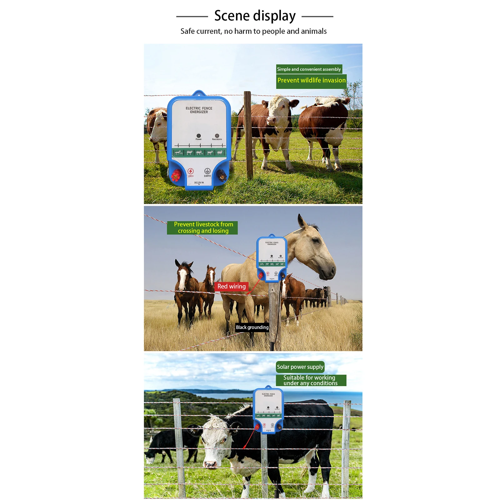 New 8KM Electric Fence Energiz - Livestock Fence Energizer 12V 评论和价格