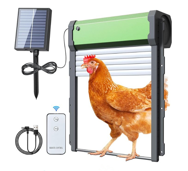 Automatic Chicken Coop Door So - Automatic Chicken Door Opener Solar 评论和价格
