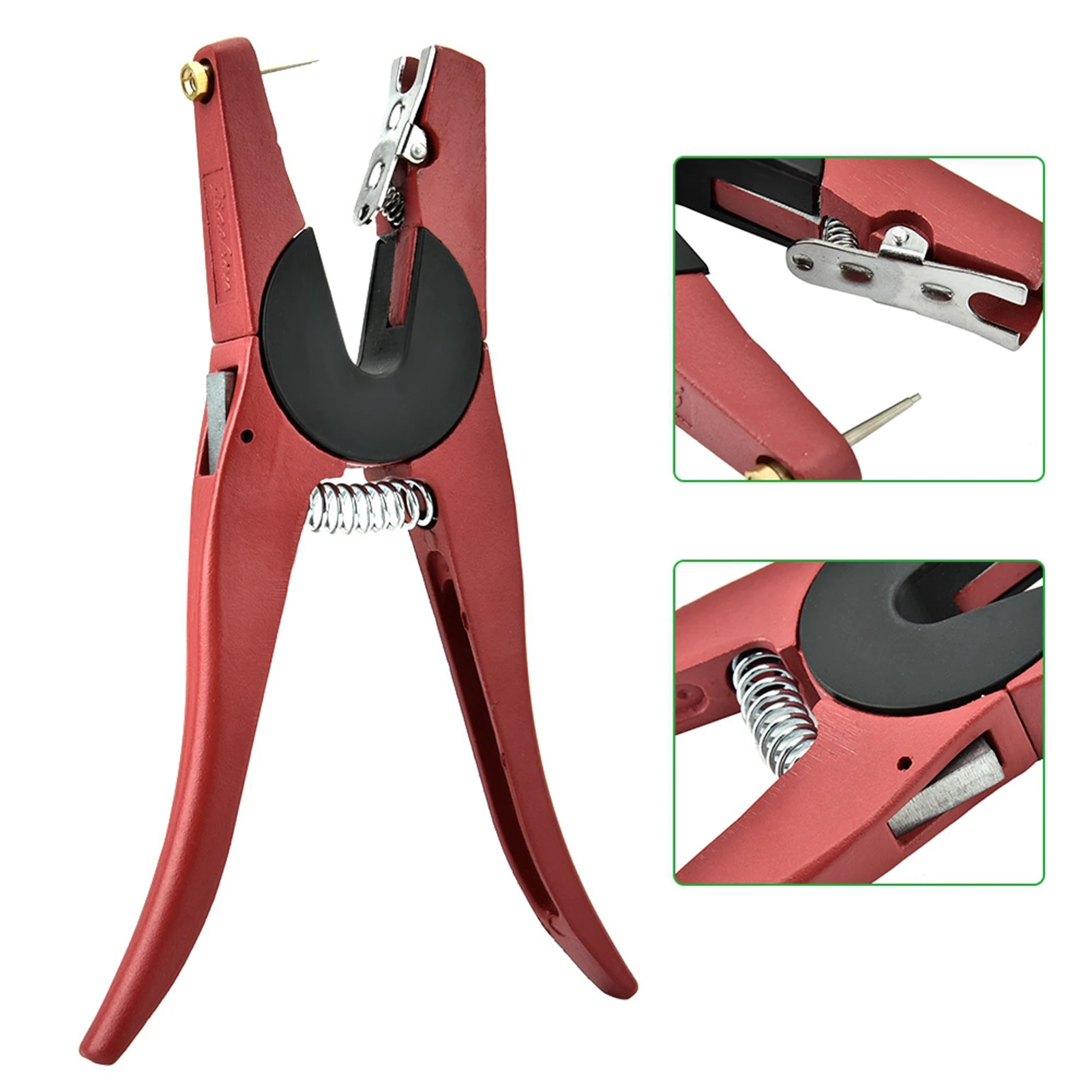 Red Alloy Ear Tag Plier for Li - Cattle Ear Tag Applicator 评论和价格
