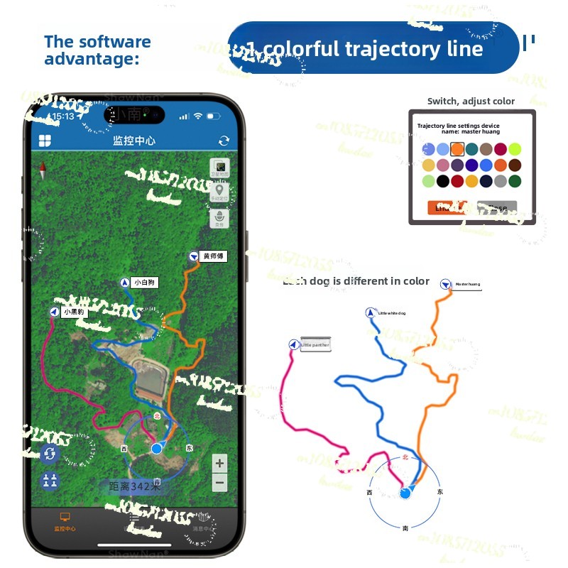 Apply to GPS Pet Dog Satellite - Gps Tracker Cattle Collar 评论和价格