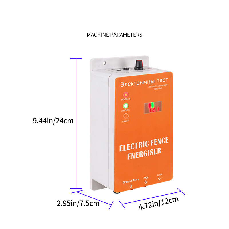 5/10/20/30/40KM DC 12V Electri - Livestock Fence Energizer 12V 评论和价格