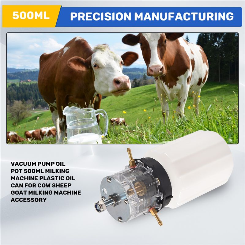 AT84-Vacuum Pump Oil Pot 500Ml - Goat Milking Machine Portable 评论和价格