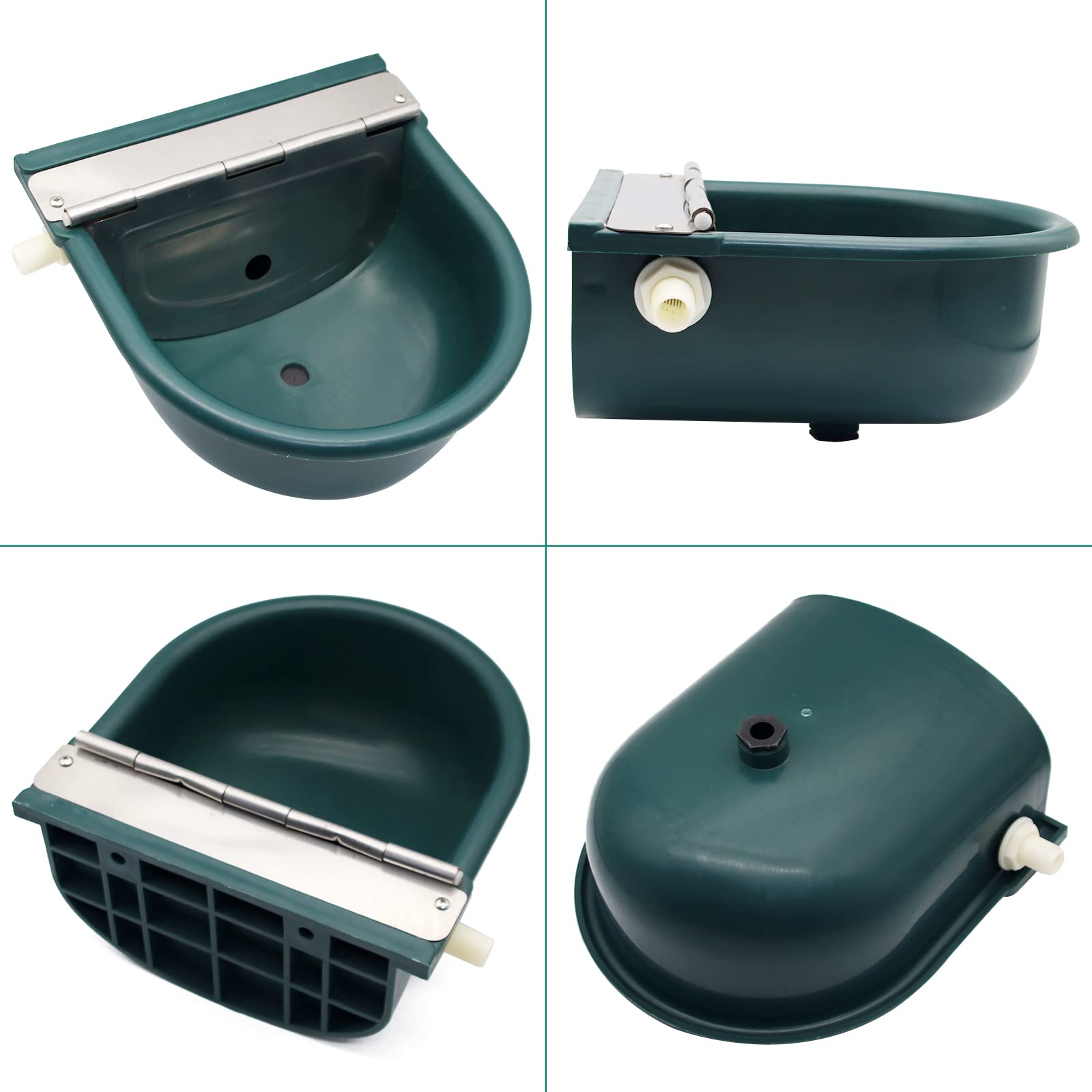 Automatic Water Bowl Plastic L - Livestock Water Trough Float Valve 评论和价格